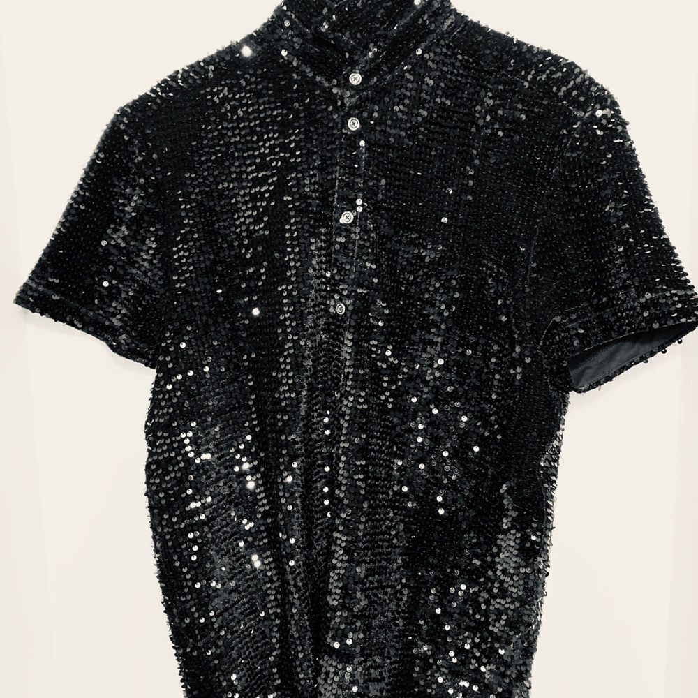 Men’s sequin shirt
